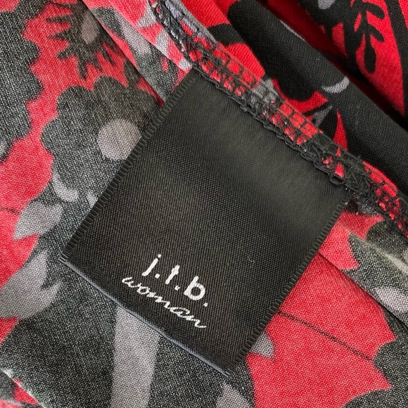 J.T.B Woman Kimono Wrap Style Tunic - Picture 8 of 9